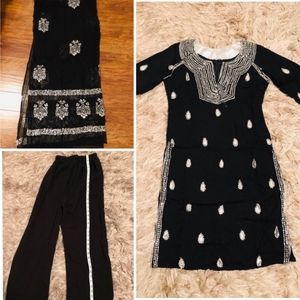 ⭐Bollywood indian black salwar 3 piece set⭐